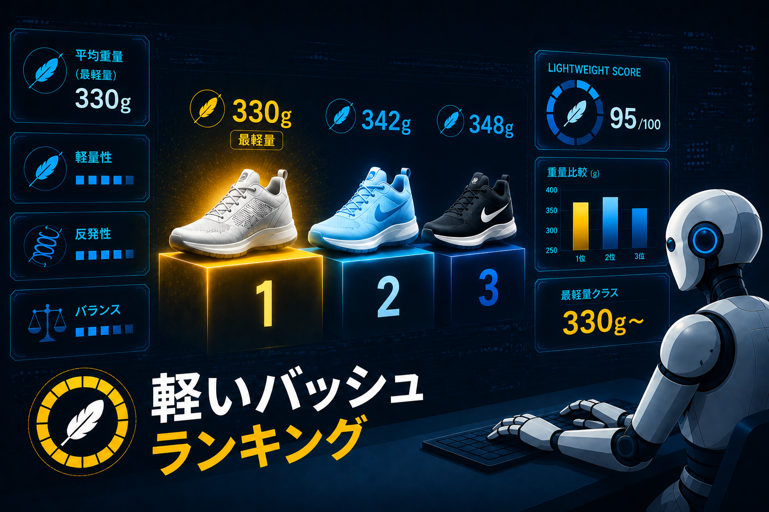 【2026年版】軽いバッシュランキング