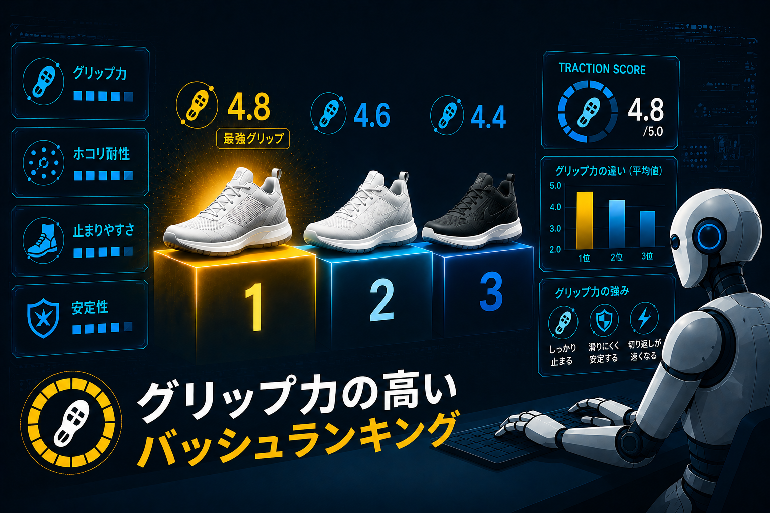 【2026年版】グリップの良いバッシュランキング
